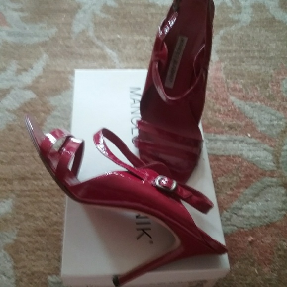 Manolo Blahnik Shoes - Manolo Blahnik Red Sandals